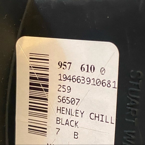 New Stuart Weitzman Henley Chill Suede & Shearling Combat Boots Size 37.5 - Picture 13 of 13